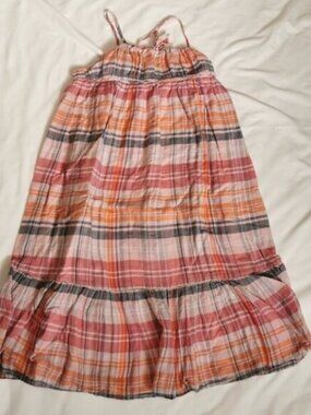 Gap Girls Cotton Sleeveless Tiered Dress Small